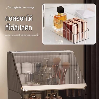 Isidoro เครื่องสําอางค์กล่องเก็บของ วางบนโต๊ะ โต๊ะเครื่องแป้ง ผลิตภัณฑ์ดูแลผิว ลิปสติก ชั้นวางของ ตู้เก็บอุปกรณ์แต่งหน้า