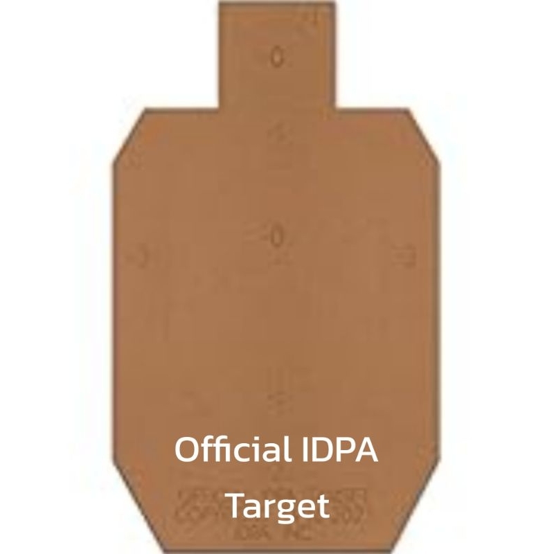 เป้ากระดาษ IDPA - Official IDPA Target - 50 ใบ