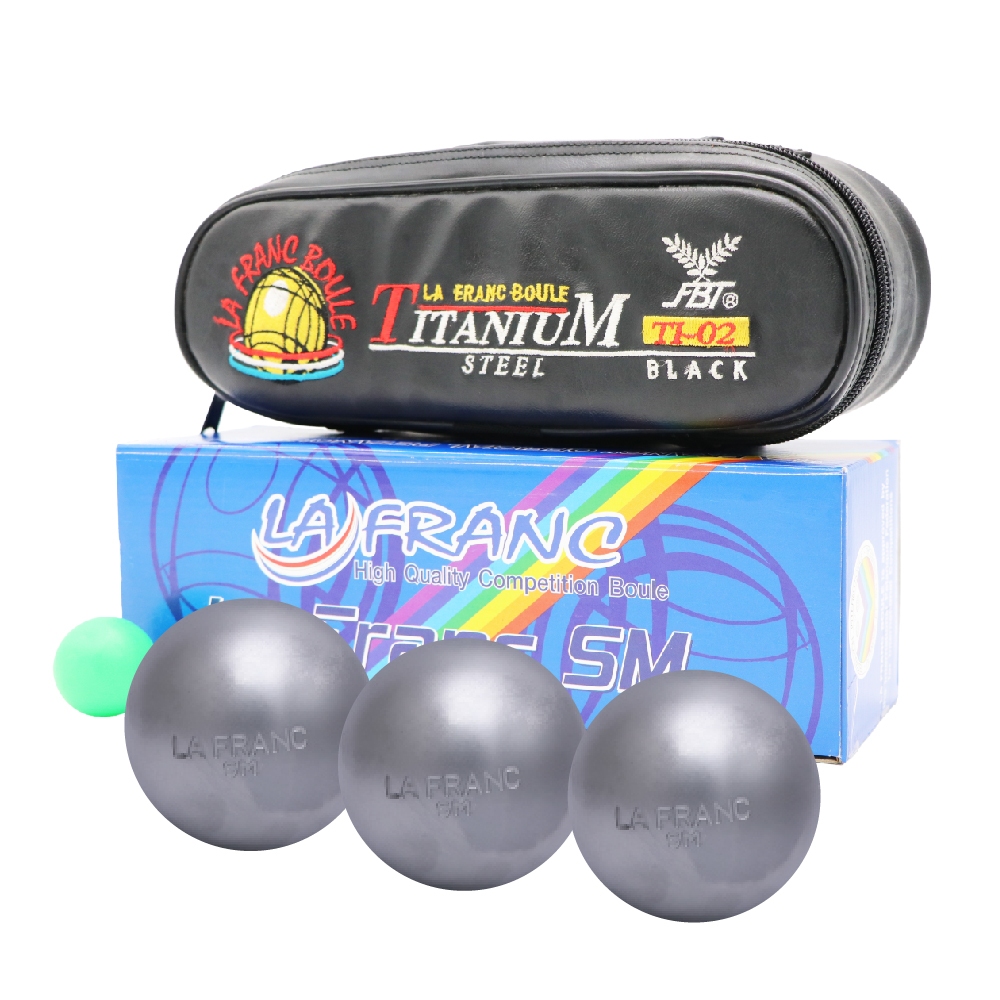 FOOTBALL THAI ลูกเปตองLA FRANC ลาฟรองซ์ Petanque SM 71444D71W700 ST3+Bag แถมฟรี! กระเป๋าเปตอง (คละสี