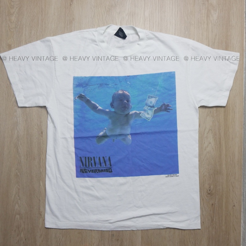 NIRVANA NEVERMIND @1992 เสื้อวง เด็กเก็บแบงค์ ทัวร์ ปกอัลบั้ม งานสวยมาก