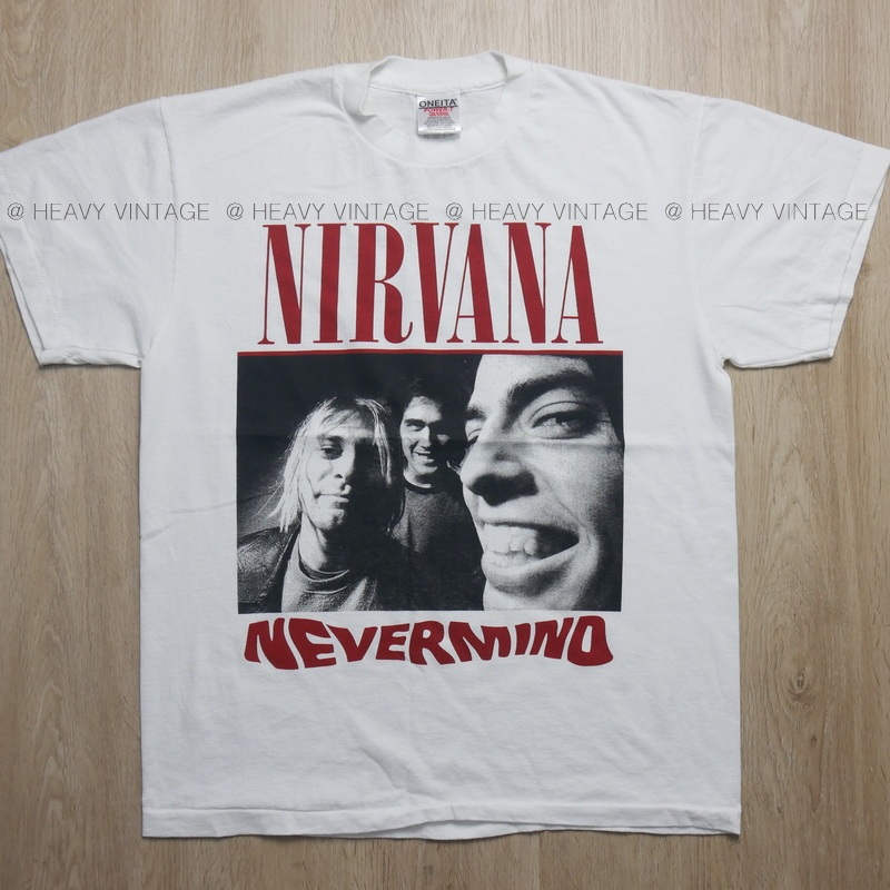 NIRVANA NEVERMIND @1992 AUSTRALIAN TOUR เสื้อวินเทจ เสื้อทัวร์ วงร๊อค เนอร์วาน่า heavy vintage shirt