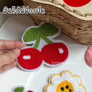 ตัวปักขนปุยตกแต่งเสื้อ/กระเป๋า สำหรับ DIY ไม่มีกาว สำหหรับเย็บติด อุปกรณ์ตกแต่ง งานฝีมือ ผ้าปักลาย