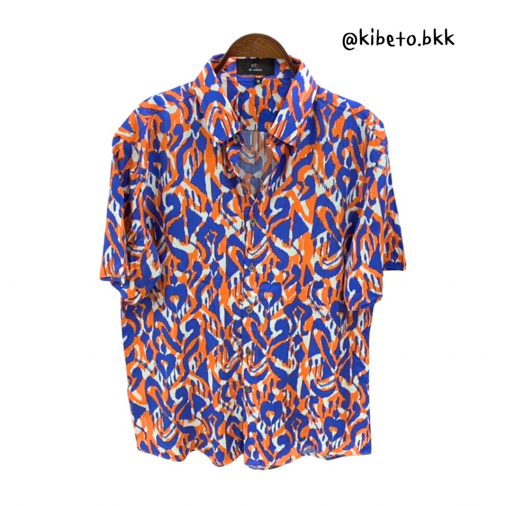 kibeto.bkk เสื้อเชิ้ตฮาวาย ผ้าสปันเรยอน เนื้อนิ่ม ใส่สบายไม่ร้อน