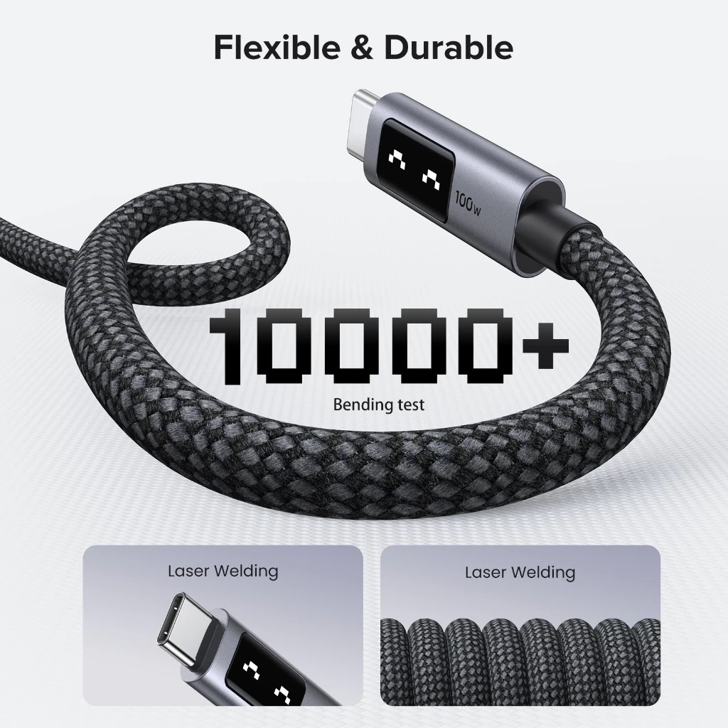 UGREEN Uno สายชาร์จ 100W USBC to USB C รองรับ PD ชาร์จเร็ว สําหรับ iPhone 16 Series Samsung S24 รุ่น L509 thumbnail 8