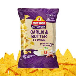 แป้งกรอบ ตอร์ติยา นาโช่ ไสตล์เม็กซิกัน Crispy Tortilla Nachos Chips Mission 65g