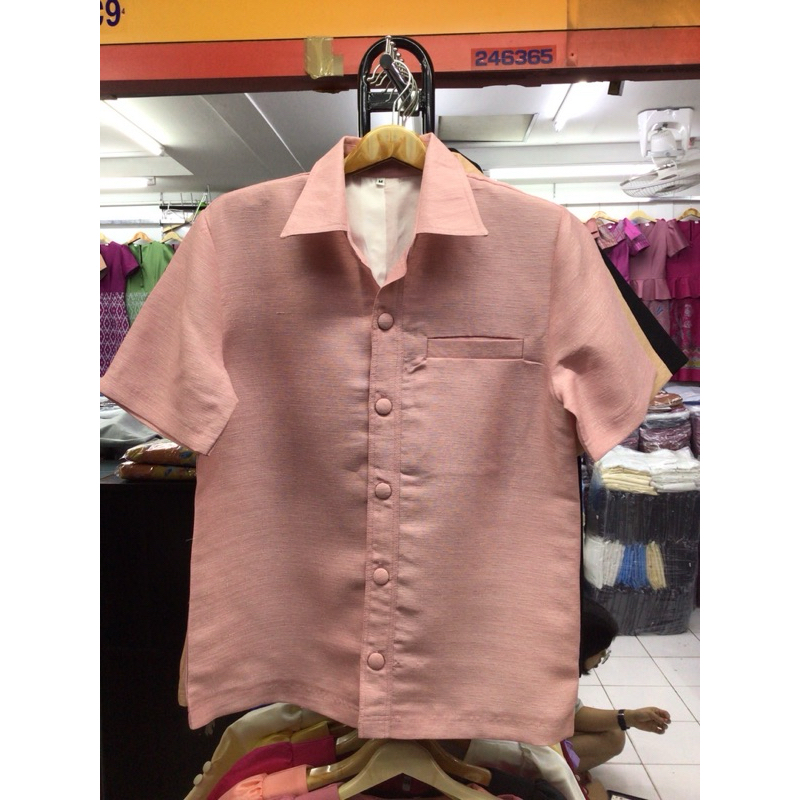 เสื้อทำงานผ้าไหมสำหรับคุณผู้ชาย