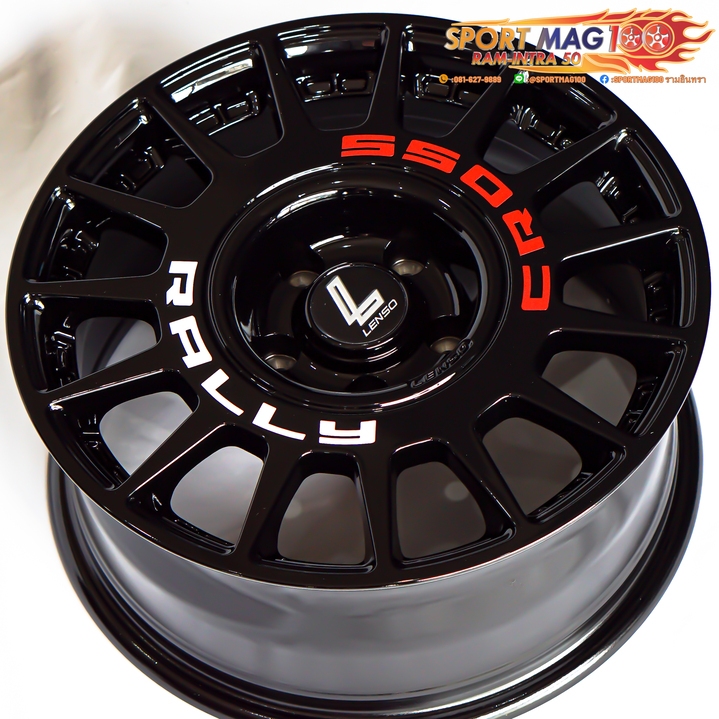 ล้อแม็กใหม่ Lenso M1K 5รู114 ET20 ดำ 7-16นิ้ว (ราคา4วง)