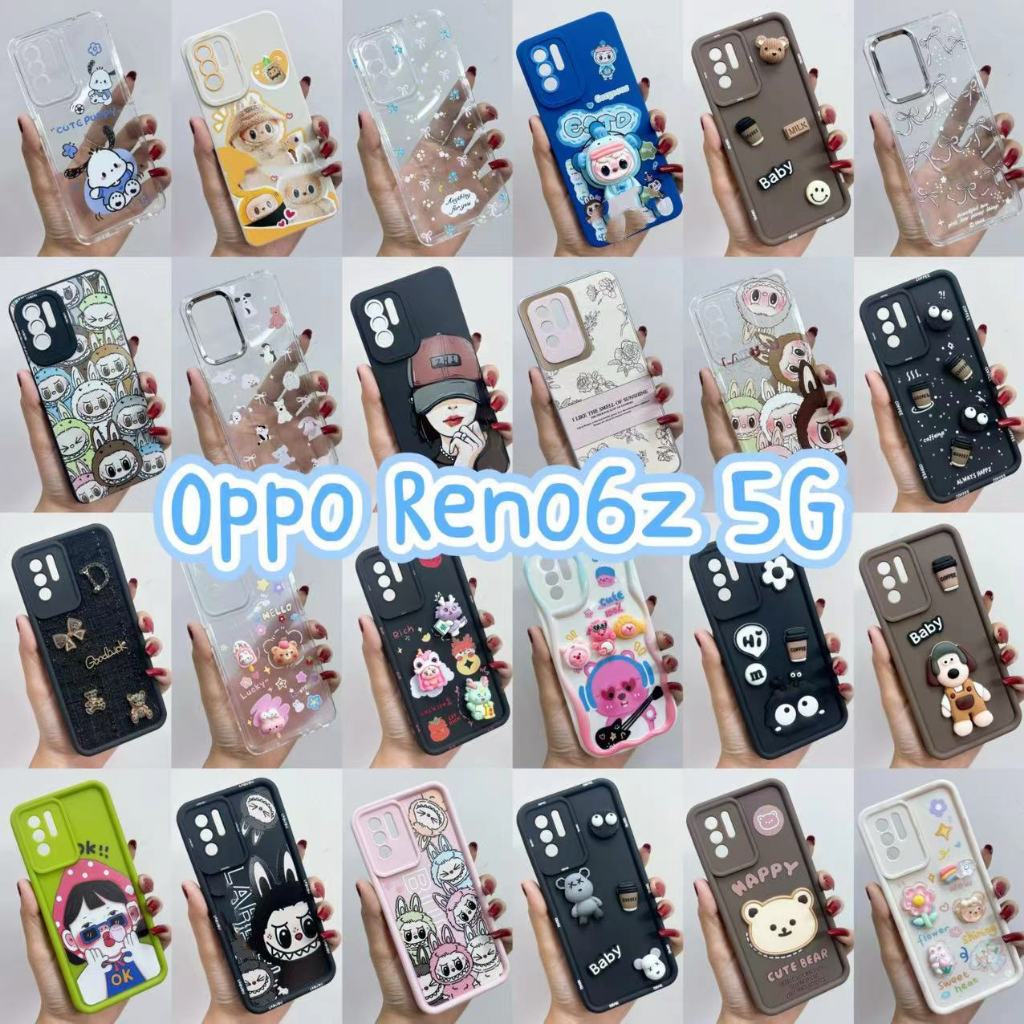 มาใหม่ เคส Reno6z ลายการ์ตูน น่ารัก สำหรับ oppo Reno6z อ็อปโป้ ลีโน้6z case สำหรับ Reno6z 5g