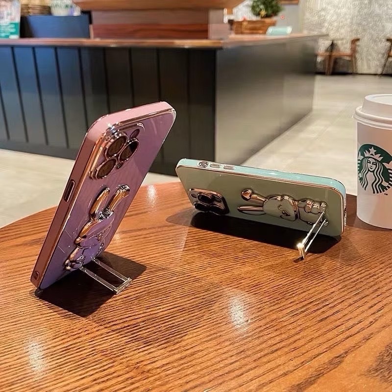 เคส กระต่าย ตั้งได้ สำหรับรุ่น  Vivo Y28s  Y28 4G  Y28 5G กระต่าย มีขาตั้ง น่ารัก สินค้าพร้อมจัดส่ง