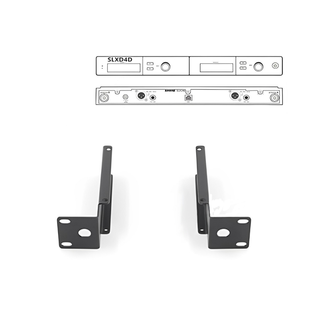 ปีกยึดแร็คสำหรับไมค์ลอย Shure SLXD4 SLXD4D