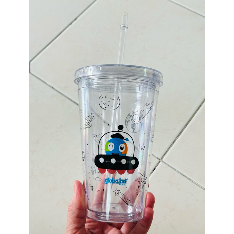 Globalart แก้วน้ำ 2 ชั้นสีใส (Double Wall Tumbler)