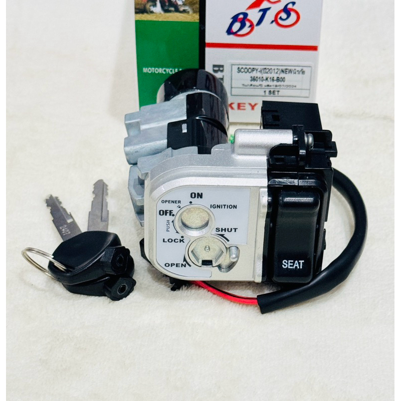 ✅สวิทซ์กุญแจชุดใหญ่ นิรภัย SCOOPY-i ปี2012-2016 [35010-K16-900] สินค้าตรงรุ่น รหัสK16 รับประกันสินค้า 3 เดือนเต็ม