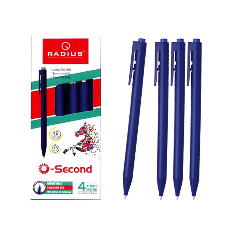 RADIUS ปากกาเจล 0.5 มม O-SECOND ราคายกกล่อง 12ด้าม