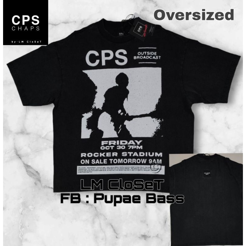 ♦️♦️CPS chaps เสื้อยืดกราฟฟิค Monogram ♦️♦️ของแท้