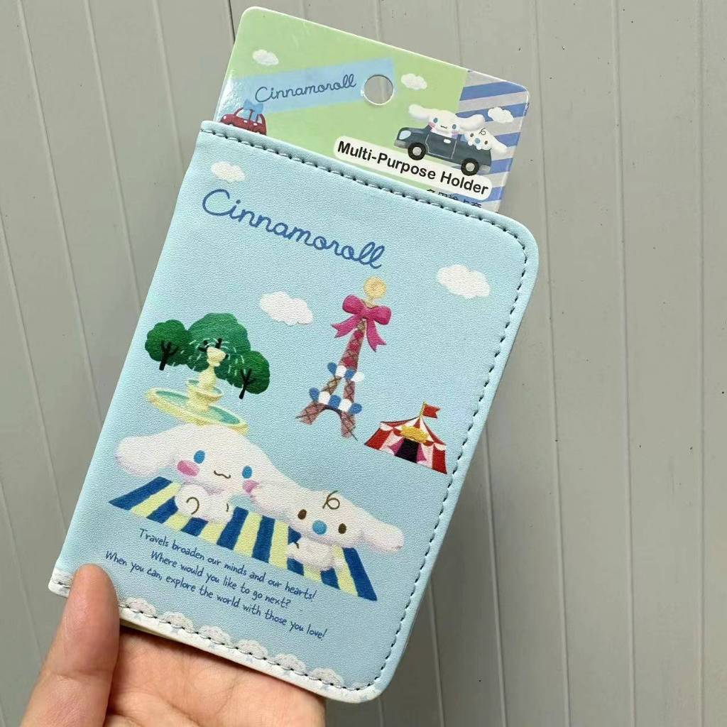 📗 ปกพาสปอร์ต แฟชั่น SANRIO มีทั้งหมด 8 ลาย งานหนัง PU ขนาด 13.5×9.5 cm