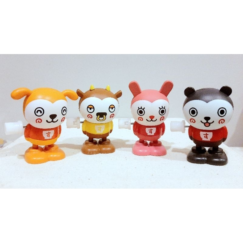 ของเล่นไขลาน งานสุคิยะ sukiya รูปสัตว์ น่ารัก มือสอง สภาพเยี่ยม