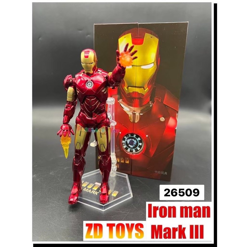 แท้พร้อมส่งจากไทย Model Iron man mark3 ZD TOYS สูง 19-20เซ็น