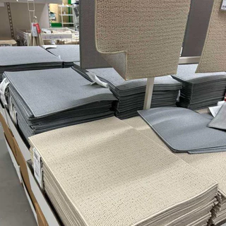 IKEA อิเกีย 🇸🇪 พรมเช็ดเท้า FINTSEN ฟีนท์เซน สีมี เทา เบจ ขนาด 40 x 60 ซม.