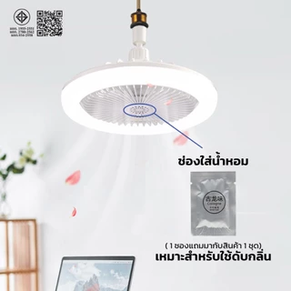 IWACHI โคมไฟพัดลม ขั้วE27 แรงลมสูง หมุนเวียนอากาศได้ดี LED 50w 60w