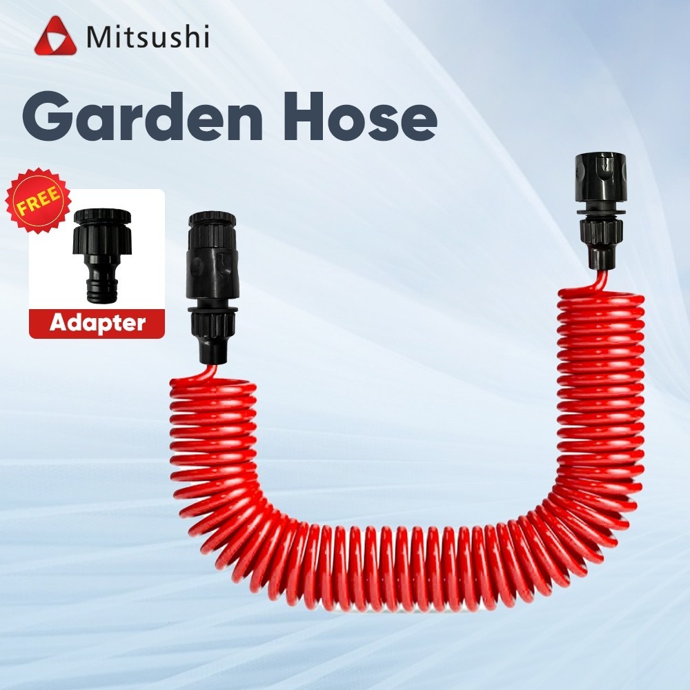 Mitsushi 7.5M/20M /15M สายยางรดน้ำ สายยืดไสลด์แรงดันสูง สายสวน