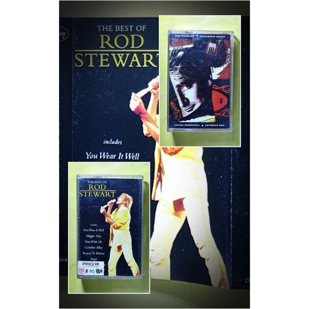 เทปเพลง ROD STEWART อัลบัม VAGABOND HEART, เทปเพลง ROD STEWART อัลบัม THE BEST OF ROD STEWART