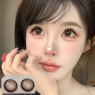 Midroo【COD】 บลิงบลิงๆ Roiki Brown🎀 เลนส์หวานๆ เหมาะกับเมื่อแต่งหน้าMonthly1คู่-14.2mm