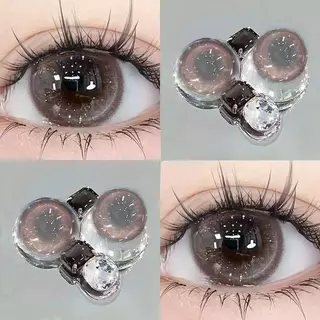 Midroo【COD】 บลิงบลิงๆ Roiki Brown🎀 เลนส์หวานๆ เหมาะกับเมื่อแต่งหน้าMonthly1คู่-14.2mm