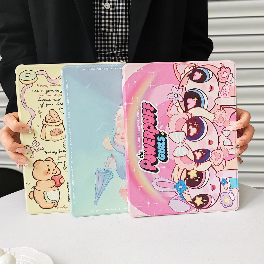 360 ไอแพดgen เคสซิลิโคนไอเเพด แบบใส่ปากกาได้ไอแพด10.9 ไอแพด2/3/4 Air1 Air2 Pro9.7ไอแพด10.2 gen7 gen8