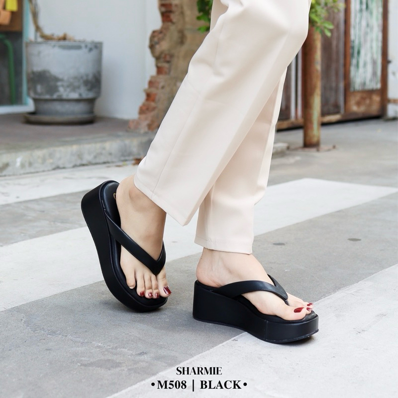 Softchu รุ่น M508 รองเท้าแฟชั่นผู้หญิง ส้นโฟมเตารีดใส่สวยสบาย