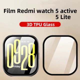 film Xiaomi Redmi watch 5Active 3D เต็มจอ ฟิล์ม redmi watch5lite ฟิล์มกันรอย MI WATCH 5lite ฟิล์มredmi watch 5Active