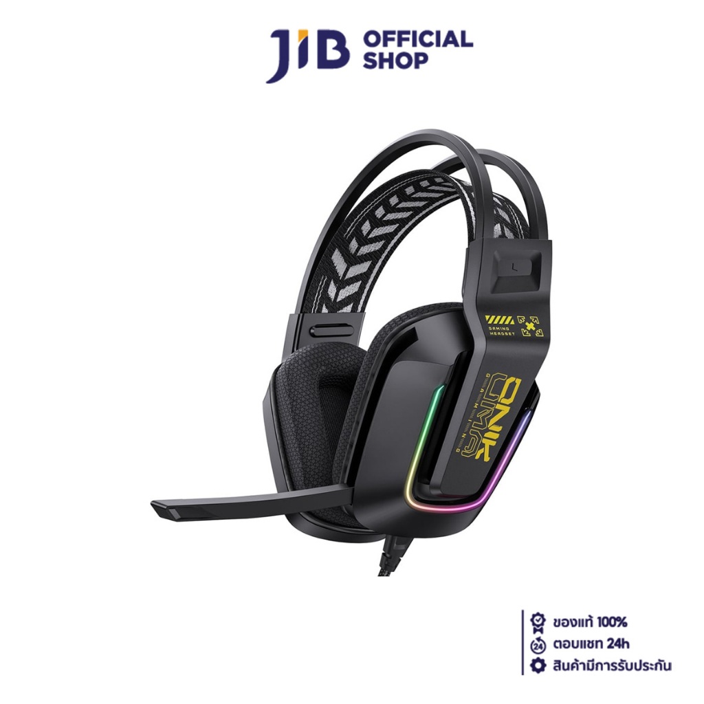 HEADSET (หูฟัง) ONIKUMA X13 GAMING RGB 3.5MM (BLACK)