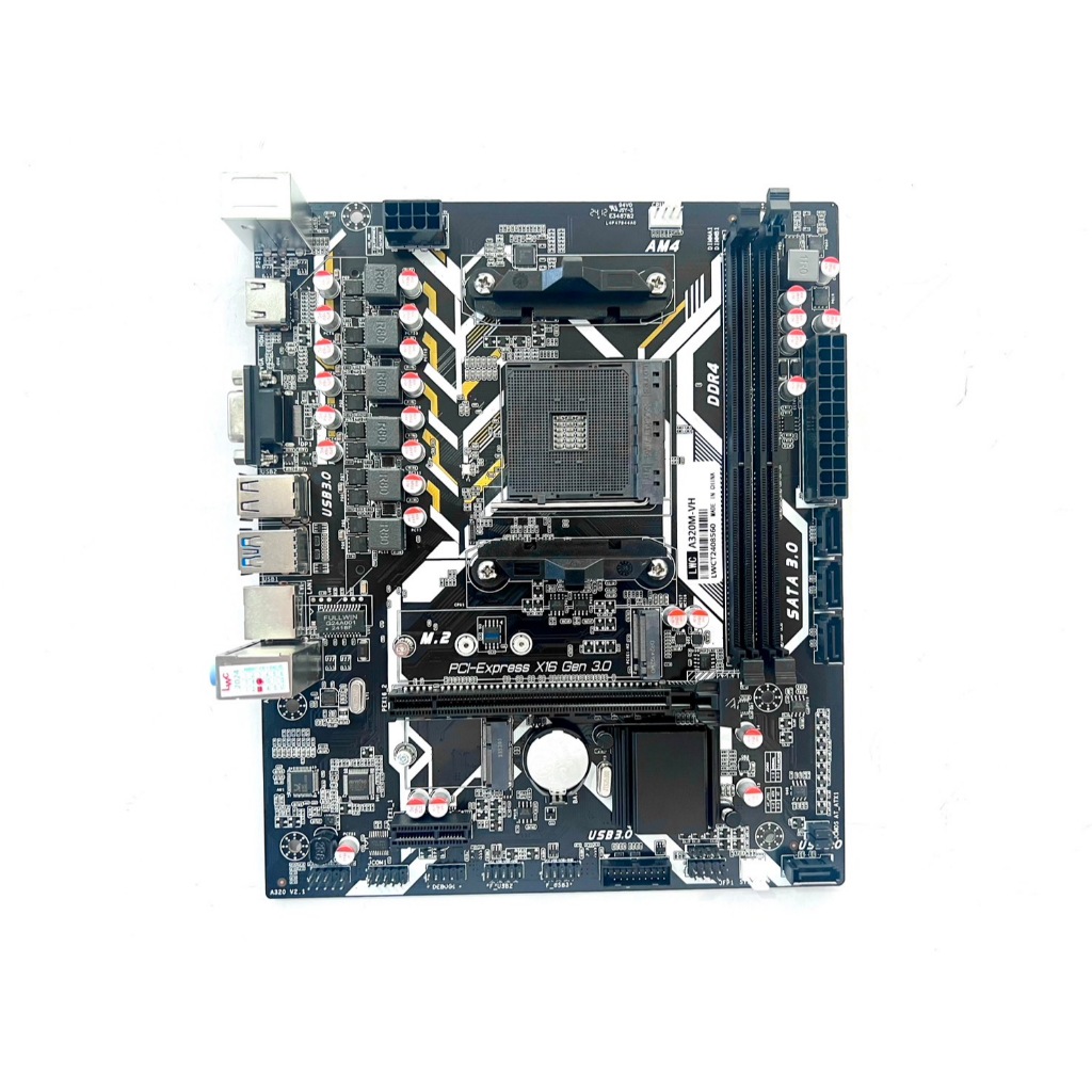 Mainboard AM4 (A320M-VH) เมนบอร์ด LWC(Longwell)