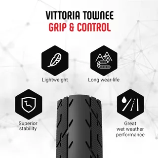 ยางนอก VITTORIA TOWNEE ยางนอก(ขอบพับ) 16X1.35 20X1.35 20X1.50 26X1.50 26X1.75 27.5X1.75