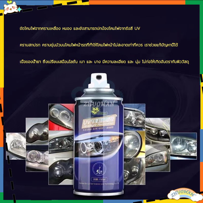 ขัดไฟหน้ารถยนต์ น้ำยาขัดโคมไฟรถ น้ำยาขัดไฟหน้ารถ น้ำยาขัดไฟรถยนต์ น้ำยาขัดไฟหน้า ขัดไฟหน้ารถ200ML น้ำยาขัดไฟหน้ารถยนต์ thumbnail 6