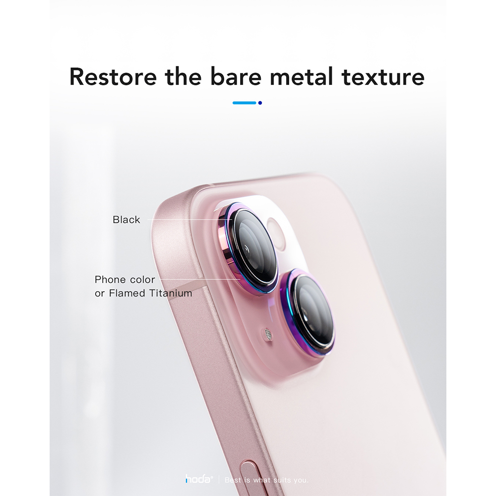 Hoda กระจกเลนส์กล้องสำหรับ iPhone 16 / 16 Plus รุ่น Sapphire Lens Protector - รูปที่ 2