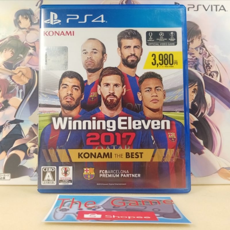 (PS4)​ เเผ่น​เกมส์​ PS4​ -​ PS5​ winning eleven 2017 (English)​ ภาษาอังกฤษ​ ZONE2​