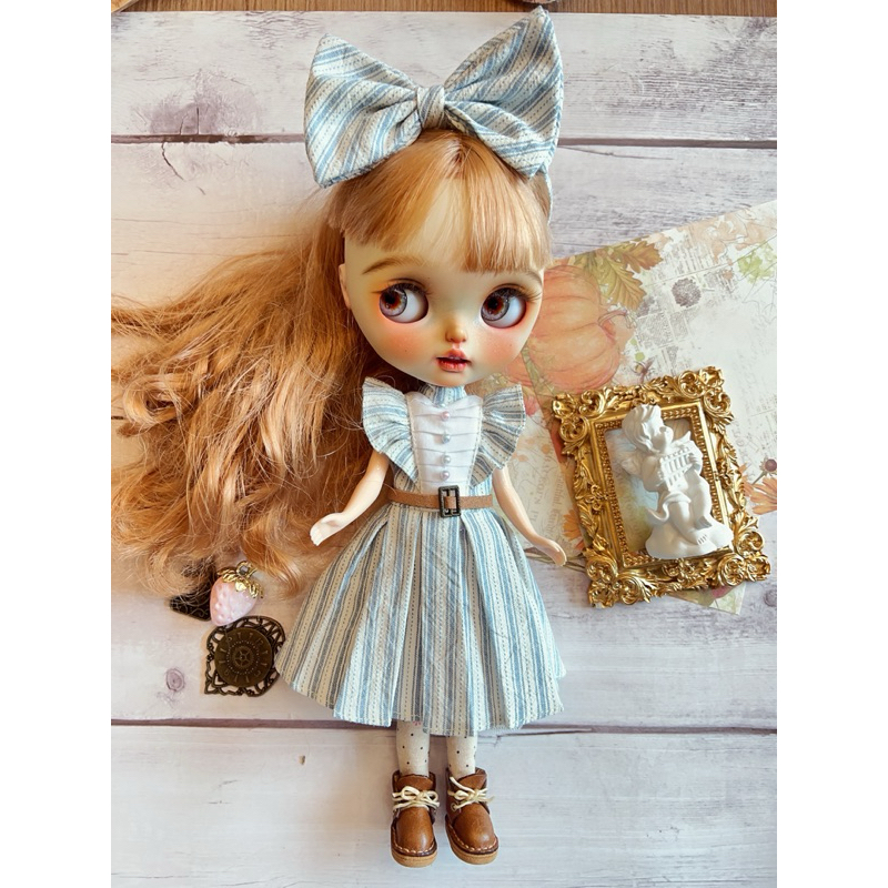 ชุดตุ๊กตาบลาย์พร้อมส่ง ขนาด 30 ซม งาน Handmade ส่งจากไทย Dress for Blythe