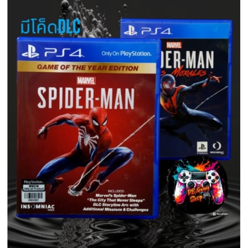 [Ps4] Spiderman แผ่นเกมส์Ps4(มือ2) Ps4-Ps5