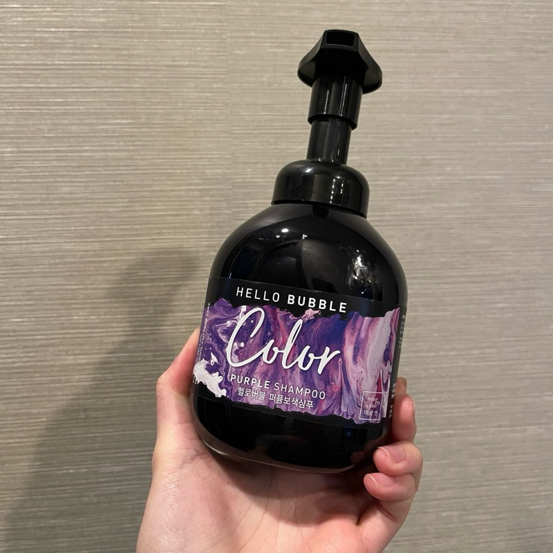 Mise En Scene Hello Bubble Color Purple Shampoo 400 Ml.