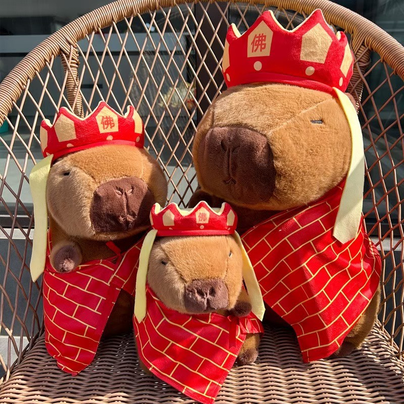 ส่งจากไทย ตุ๊กตา Capybara คาปิบาร่า พระถังซัมจั๋ง ตุ๊กตาน่ารัก Nordic gift doll น่ารัก ของตกแต่งบ้าน