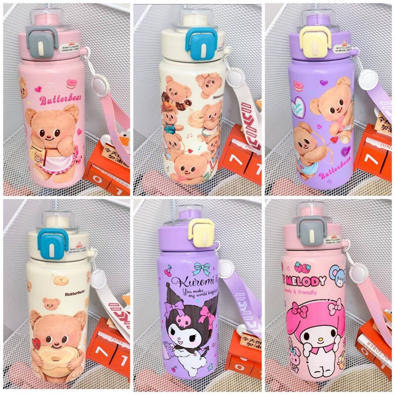 กระติกเก็บอุณหภูมิ ลายการ์ตูน ขนาด600ml