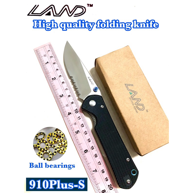 High quality folding knife Land 910Plus-S for collection and camping 🏕️