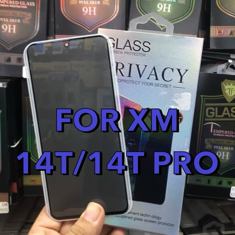 ฟิล์มกระจกเต็มจอ(กันมอง) รุ่น Xiaomi Mi 14T/Mi 14T Pro !ตรงรุ่น!! ฟิล์มกันมองPRIVACY กันรอยขีดข่วน สินค้าพร้อมส่งในไทย