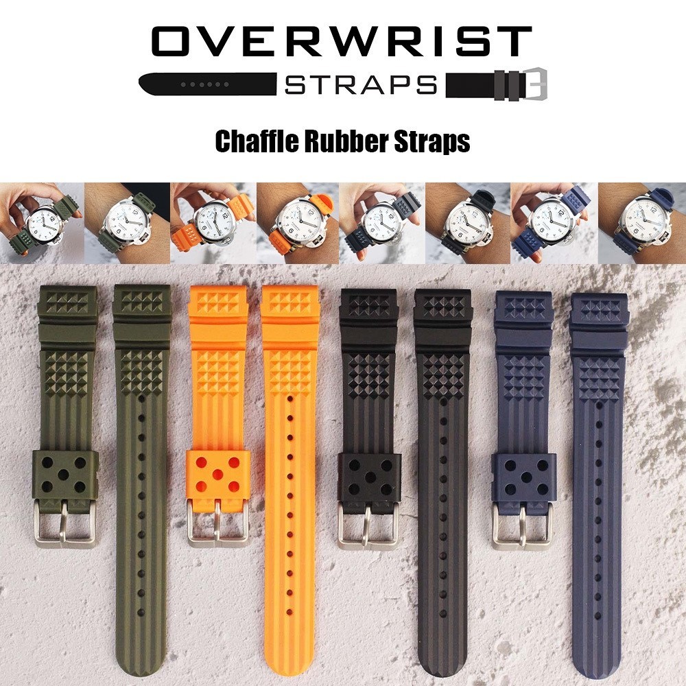 สายนาฬิการุ่น Chaffle Rubber Strap 20,22mm