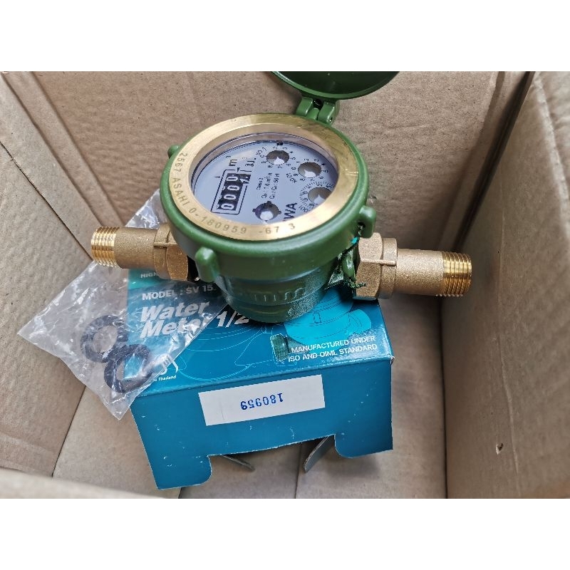 มิเตอร์น้ำ มาตรวัดน้ำ Water Meter Sanwa SV15 1/2นิ้ว