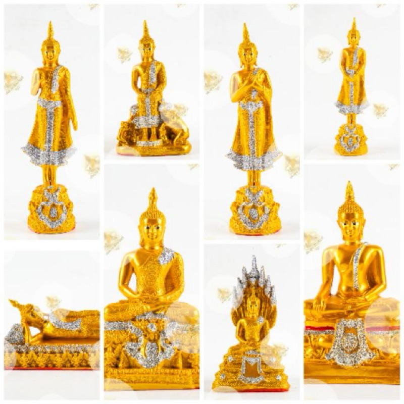 พระประจำวันเกิด เนื้อเรซิ่น 3 นิ้ว / 5 นิ้ว