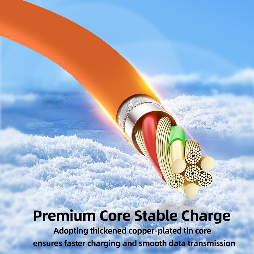 6A PD 120วัตต์ USB A TO Type C Type-C ถึง C แสดงสายเคเบิ้ลชาร์จอย่างรวดเร็วสำหรับ ลวดสำหรับโทรศัพท์ชาร์จ - ภาพย่อย 5