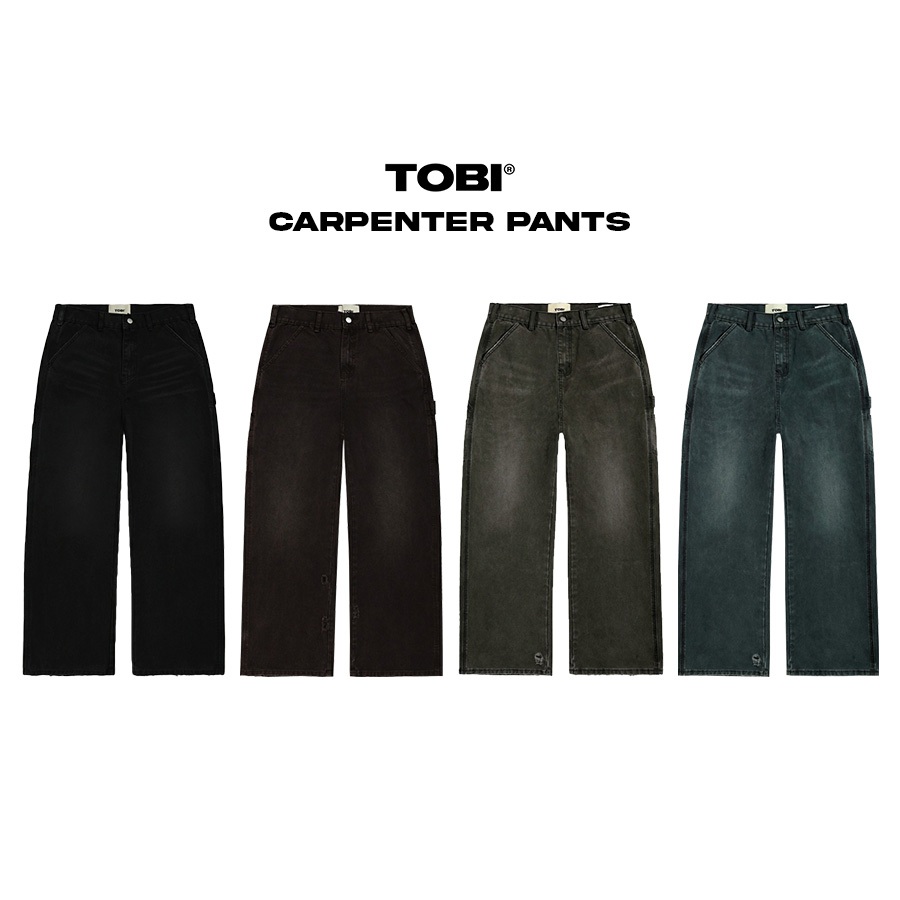 กางเกง TOBI "CARPENTER PANTS" กางเกงทรงช่าง Workwear