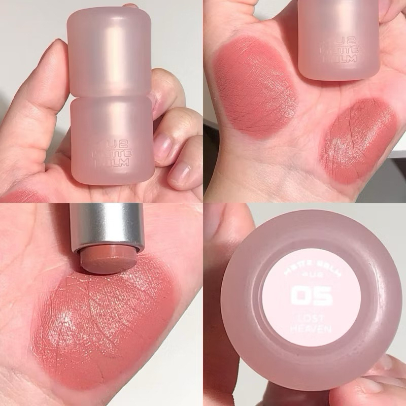 4U2 ออกลิปบาล์มแมทมาใหม่ เนื้อดีมากก เป็นฟีล velvet กำมะหยี่ สีชัด นุ่มฟู กลบสีปากคล้ำมิด ติดทน มีทั้งหมด 14 เฉดสี - รูปที่ 6