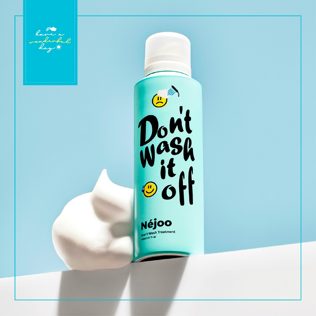 NEJOO ทรีทเม้นท์ Don't Wash It Off Treatment ทรีทเมนต์ที่ไม่ต้องล้าง จองกุก BTS ยังใช้ ผมนุ่มในเวลา 10 วินาที